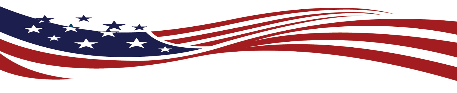 American Flag Banner Detail